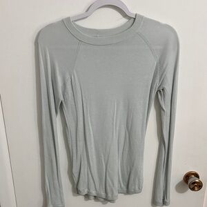 lululemon athletica Light Mint Green Long Sleeve